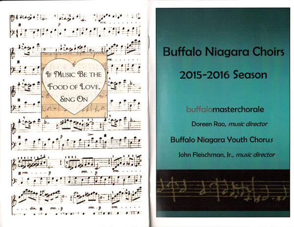 BN Choirs Program Ads | Buffalo Niagara Choirs